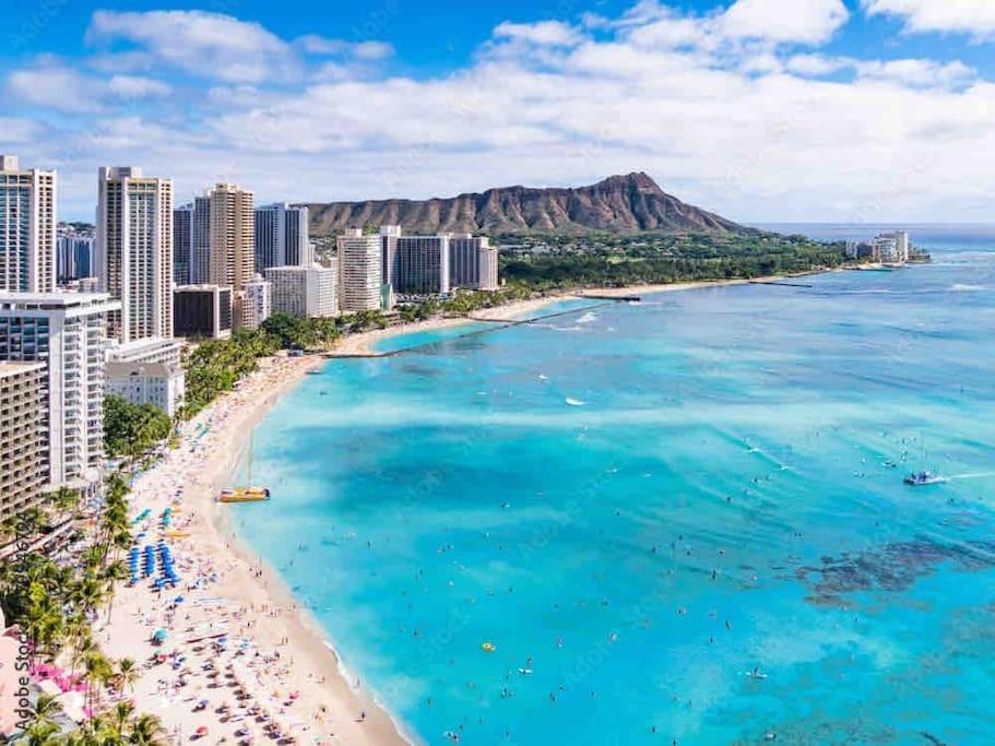 Seashore Waikiki Studio 1 Block From A Beach No Resort Fees Honolulu Exteriér fotografie